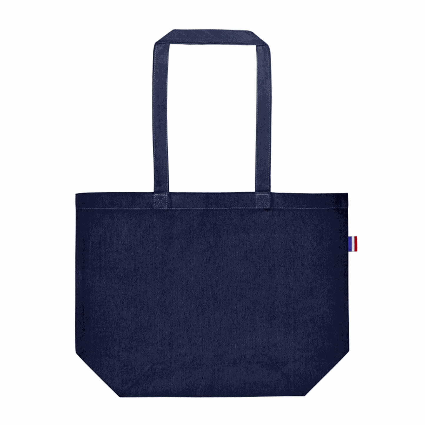 Sac cabas en coton épais 220 g/m², format 35x47 cm, anses longues, grande capacité 16 litres, fabriqué en France

