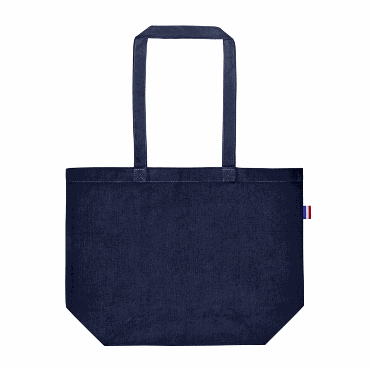 Sac cabas en coton épais 220 g/m², format 35x47 cm, anses longues, grande capacité 16 litres, fabriqué en France

