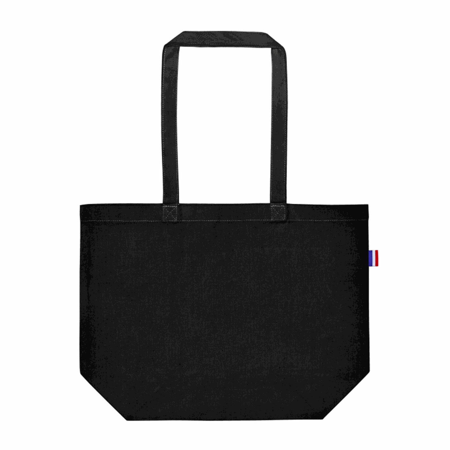 Sac cabas en coton épais 220 g/m², format 35x47 cm, anses longues, grande capacité 16 litres, fabriqué en France

